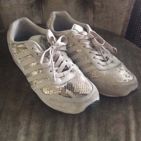 snakeskin tennis shoes